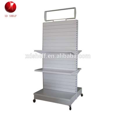 Award Metal Wall Tools Dsplay Rack With Wheel